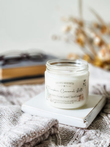 Pumpkin Caramel Latte - Scented Coconut Soy Candle
